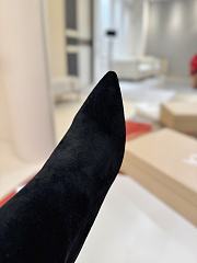 Colestore Christian Louboutin Kate Botta Boots Veau velours Black 10cm - 4