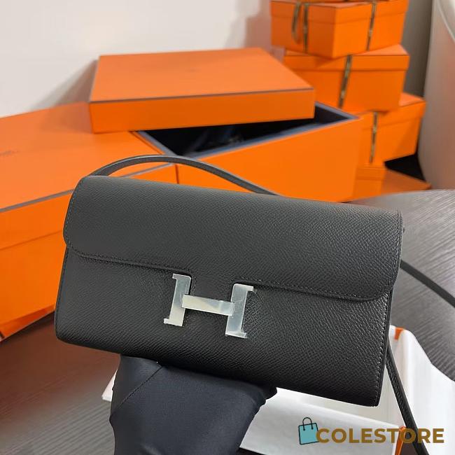 Colestore Hermes Constance To Go wallet Black 20.5x13x2cm - 1