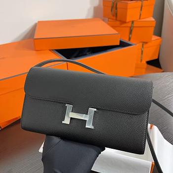 Colestore Hermes Constance To Go wallet Black 20.5x13x2cm