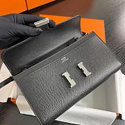 Colestore Hermes Constance To Go wallet Black 20.5x13x2cm - 4