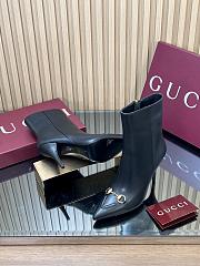 Colestore Gucci Ankle boot with Horsebit Black Leather - 5