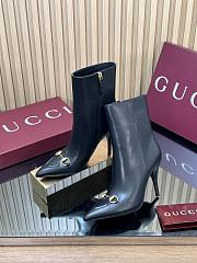 Colestore Gucci Ankle boot with Horsebit Black Leather - 4