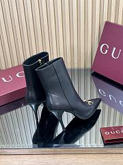 Colestore Gucci Ankle boot with Horsebit Black Leather - 2