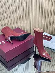 Colestore Gucci Ankle boot with Horsebit Rosso Ancora Leather - 6