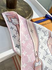 Colestore Louis Vuitton Monogram Confidential 90 Square Silk Scarf Pink  - 5
