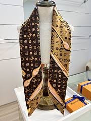 Colestore Louis Vuitton Monogram Confidential 90 Square Silk Scarf Brown - 3
