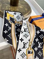 Colestore Louis Vuitton Monogram Confidential 90 Square Silk Scarf Black - 2