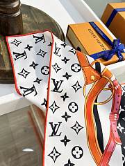 Colestore Louis Vuitton Flower And Straps Square 90 orange - 5