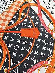Colestore Louis Vuitton Flower And Straps Square 90 orange - 4
