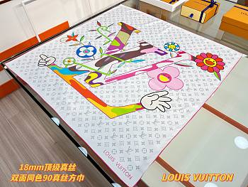 Colestore Louis Vuitton LV x TM Monogram Superflat Square 90 White