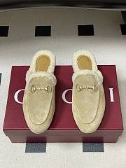 Colestore Gucci Princetown Slipper Beige Suede - 3