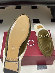Colestore Gucci Princetown Slipper Green Suede - 6