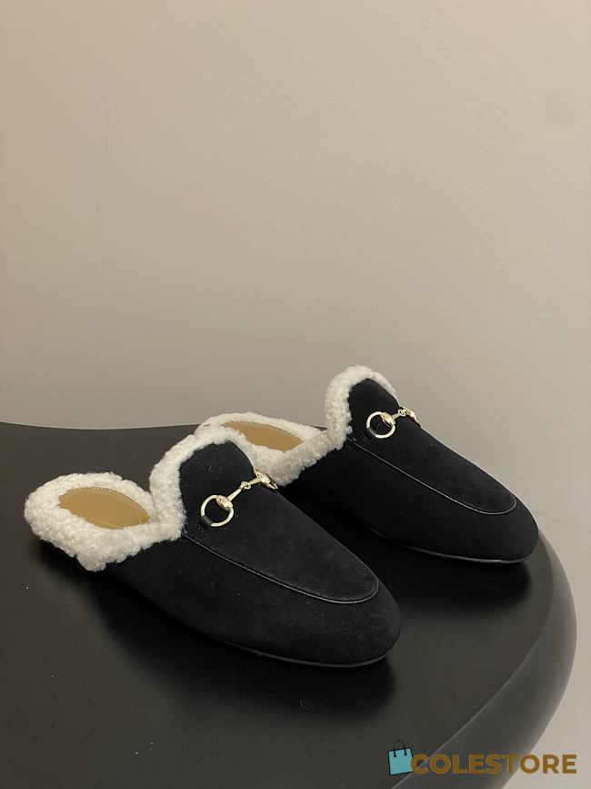 Colestore Gucci Princetown Slipper Black Suede - 1