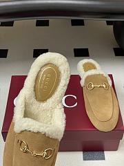 Colestore Gucci Princetown Slipper Dark Beige Suede - 3