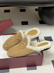 Colestore Gucci Princetown Slipper Dark Beige Suede - 2