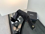 Colestore Chanel Black Velvet Bow Heels  - 6