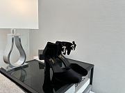 Colestore Chanel Black Velvet Bow Heels  - 5