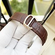 Colestore Cartier Men’s Automatic Leather Strap Watch - 6