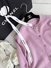 Colestore Chanel Pink Cashmere Cardigan  - 6
