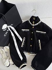 Colestore Chanel Jacket Velvet  Black, Gold & White - 1