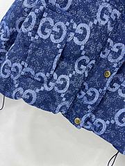 Colestore Gucci GG canvas padded jacket Denim Blue - 2