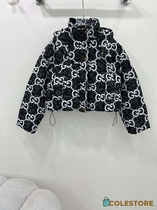 Colestore Gucci GG canvas padded jacket Black - 1
