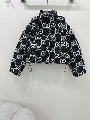 Colestore Gucci GG canvas padded jacket Black