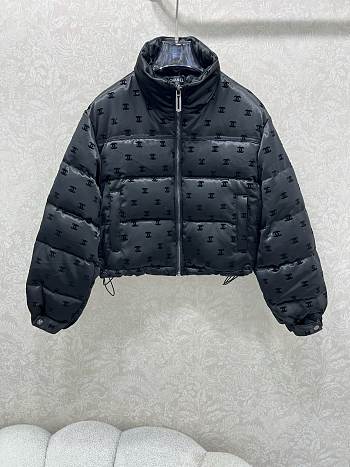 Colestore Chanel Satin Down Jacket Black