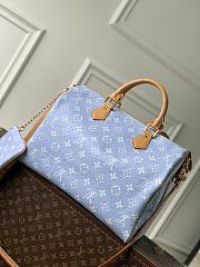Colestore Louis Vuitton Speedy P9 Bandoulière 40 Light Blue 40 x 26 x23cm - 2