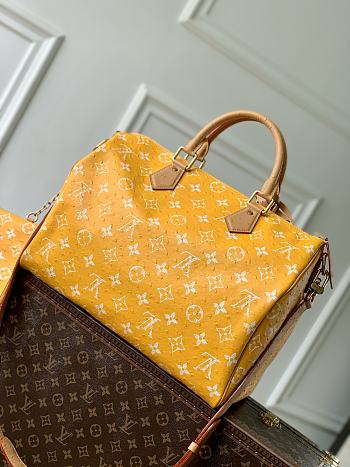 Colestore Louis Vuitton Speedy P9 Bandoulière 40 Jaune Mat 40 x 26 x23cm