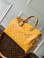 Colestore Louis Vuitton Speedy P9 Bandoulière 40 Jaune Mat 40 x 26 x23cm - 4