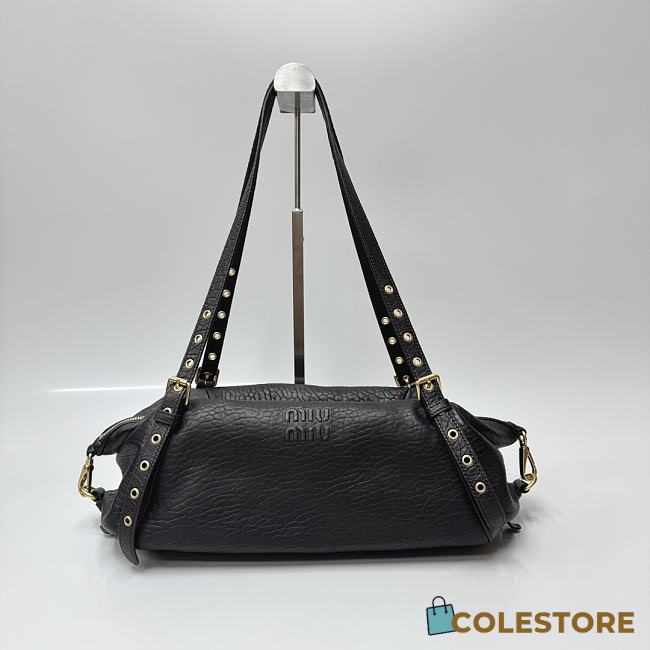 Colestore Miu Miu Black Leather Bag 36x15x21cm - 1