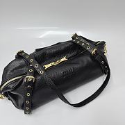 Colestore Miu Miu Black Leather Bag 36x15x21cm - 4