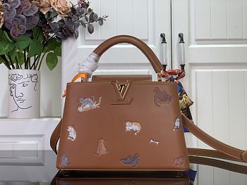 Colestore Louis Vuitton Capucines BB Tan Calfskin Leather M25874 27 x 17.3 x 9 cm