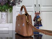 Colestore Louis Vuitton Capucines BB Tan Calfskin Leather M25874 27 x 17.3 x 9 cm - 4