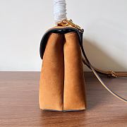 Colestore Celine Medium Nino Bag In Nubuck Calfskin Camel 25x17.5x10cm - 5