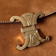 Colestore Celine Medium Nino Bag In Nubuck Calfskin Camel 25x17.5x10cm - 4