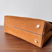 Colestore Celine Medium Nino Bag In Nubuck Calfskin Camel 25x17.5x10cm - 3