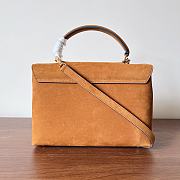 Colestore Celine Medium Nino Bag In Nubuck Calfskin Camel 25x17.5x10cm - 2