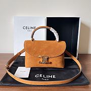 Colestore Celine Small Nino Bag In Nubuck Calfskin Camel 20.5x13x8cm - 1