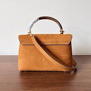 Colestore Celine Small Nino Bag In Nubuck Calfskin Camel 20.5x13x8cm - 3