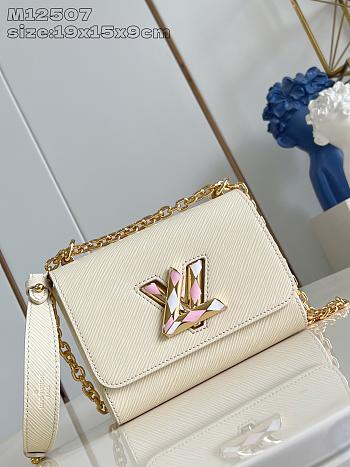 Colestore Louis Vuitton Twist PM Quartz Epi Grained-leather M12507 19 x 15 x 9 cm
