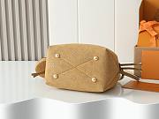 Colestore Louis Vuitton Bella Mahina Beige Suede Leather M11839 19 x 22 x 14 cm - 3