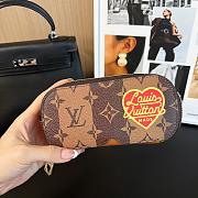 Colestore Louis Vuitton x Nigo GM Glasses Case Monogram Stripes Brown - 3