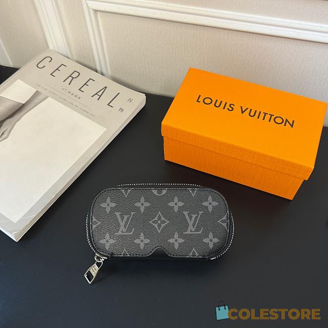 Colestore  Louis Vuitton Sunglasses Pouch GM Monogram Eclipse Canvas  - 1