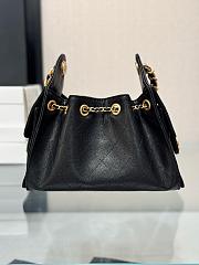 Colestore Chanel 25 Mini Handbag Grained Calfskin & Gold-Tone Metal Black 20x22x12.5cm - 3