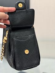 Colestore Chanel 25 Mini Handbag Grained Calfskin & Gold-Tone Metal Black 20x22x12.5cm - 2