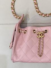 Colestore Chanel 25 Mini Handbag Grained Calfskin & Gold-Tone Metal Pink 20x22x12.5cm - 2