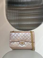 Colestore Chanel 2.55 Handbag Aged Calfskin & Gold-Tone Metal Pearl Beige  19.5x28x7.5cm - 2
