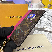 Colestore Louis Vuitton LV Charms Card Holder Monogram Pink 10.2 x 7.3 x 0.3 cm - 6